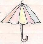 怎么画幼儿园小班雨伞涂色简笔画的教程