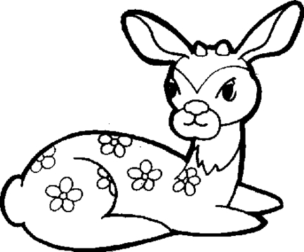 简笔画可爱的梅花鹿的具体画法步骤图片教程