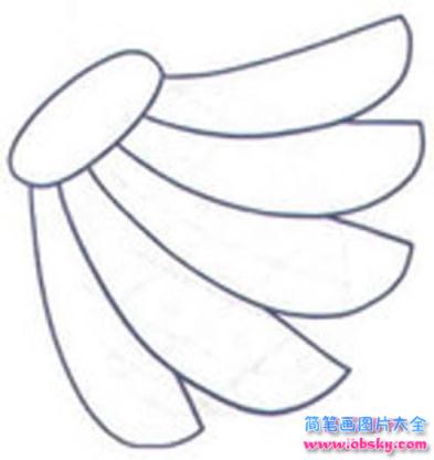 简单的香蕉简笔画