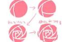 玫瑰花是怎样变成的简笔画画法_怎么画玫瑰花是怎样变成的