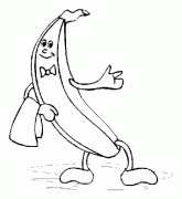 教你画儿童卡通香蕉简笔画
