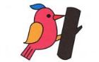 啄木鸟简笔画画法_怎么画啄木鸟的简笔画