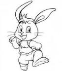 怎么画可爱的卡通兔子简笔画