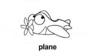 怎么画卡通飞机简笔画