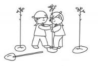怎么画少儿植树节简笔画的教程