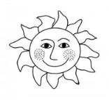 怎么画幼儿卡通太阳简笔画