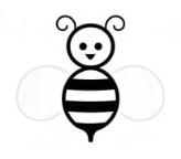 怎么画卡通可爱的小蜜蜂简笔画