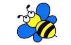 彩色蜜蜂简笔画画法_怎么画彩色蜜蜂的简笔画