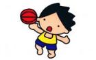 彩色打篮球的小男孩简笔画画法_怎么画彩色打篮球的小男孩的简笔画
