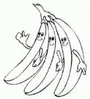 教你画可爱的卡通香蕉简笔画