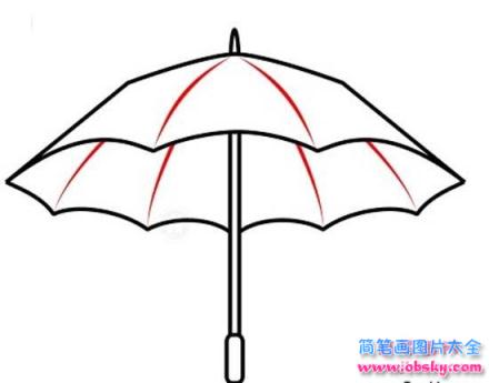 雨伞简笔画图片大全