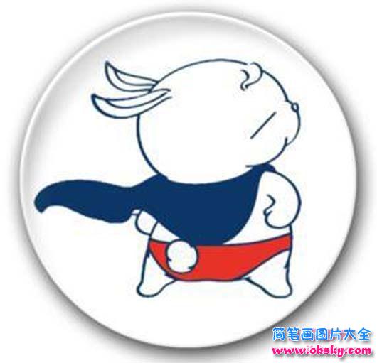 幼儿流氓兔q版简笔画图片