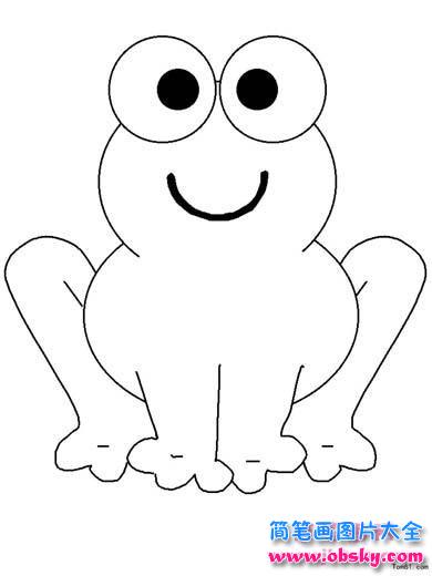 儿童青蛙简笔画