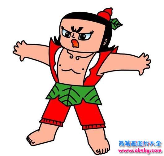 儿童彩色葫芦娃简笔画图片