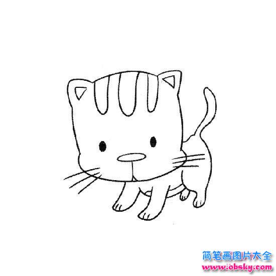 小猫咪简笔画