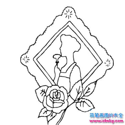 幼儿三八妇女节绘画简笔画图片