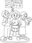 怎么画快乐六一情景：儿童节歌唱简笔画的教程