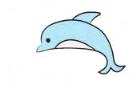 海豚简笔画画法_怎么画海豚的简笔画