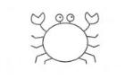 螃蟹简笔画画法_怎么画螃蟹的简笔画