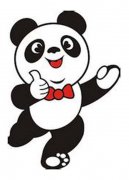 熊猫吉祥物简笔画