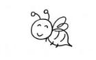 蜜蜂简笔画画法_怎么画蜜蜂的简笔画