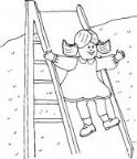 怎么画小朋友玩滑滑梯大全简笔画的教程