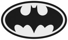 蝙蝠侠标志简笔画图片