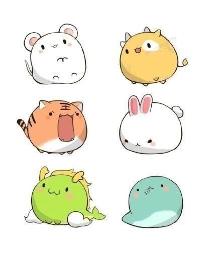 可爱的动物简笔画 可爱的动物简笔画彩色