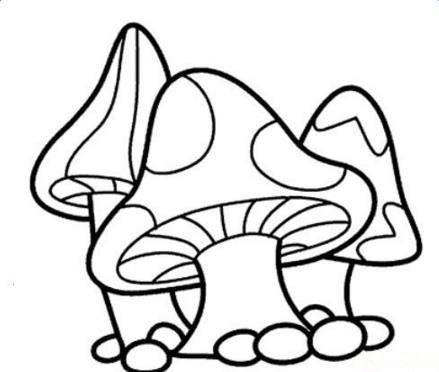 蘑菇简笔画 蘑菇简笔画简单又可爱