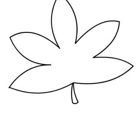 树叶的简笔画 树叶的简笔画简单又漂亮
