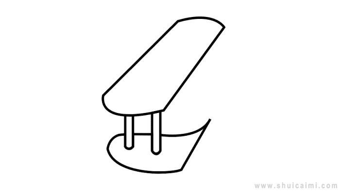 双翼机简笔画怎么画 双翼机简笔画顺序