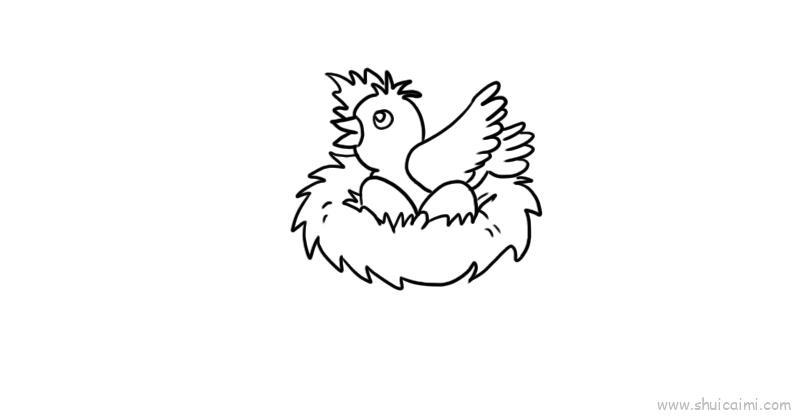 鸟窝儿童画怎么画 鸟窝简笔画简单又好看