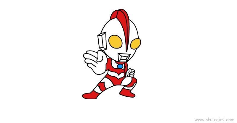 奥特曼儿童画怎么画 奥特曼简笔画简单