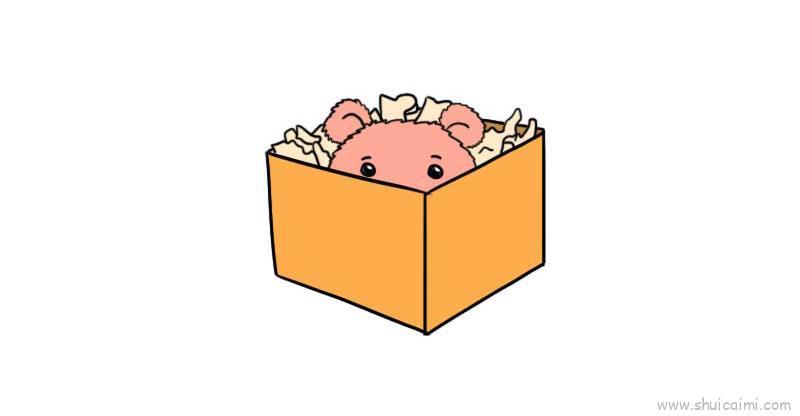 圣诞节礼物盒儿童画怎么画 圣诞节礼物盒简笔画简单又好看