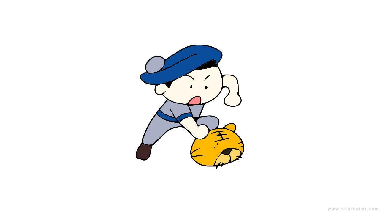 武松简笔画 武松简笔画简单