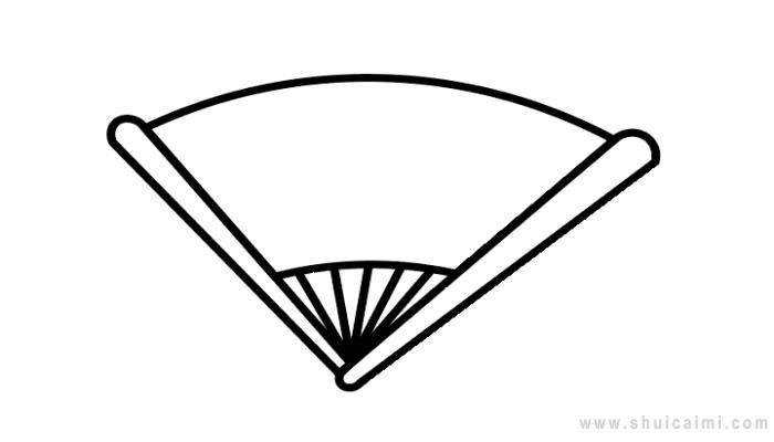 扇子简笔画怎么画 扇子简笔画简单