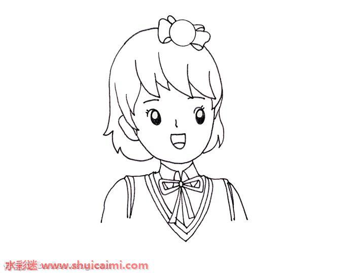 杨松儿怎么画 杨松儿简笔画画法