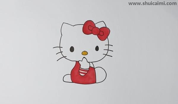 哈喽Kitty简笔画怎么画 哈喽Kitty简笔画简单又好看