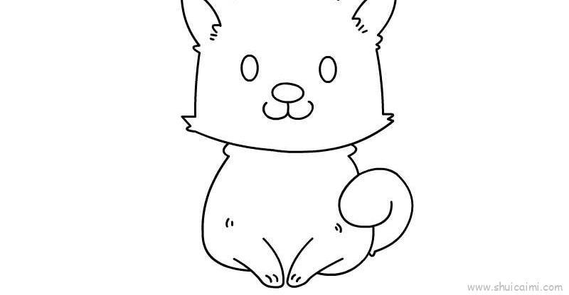 狗儿童画怎么画 狗简笔画图片大全