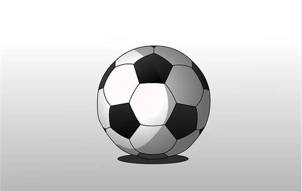 足球图片简笔画 彩色足球图片简笔画