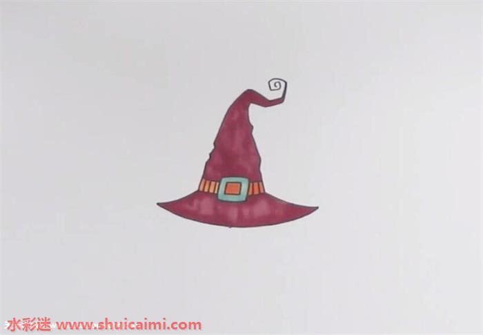 万圣节帽子怎么画 万圣节帽子简笔画步骤图