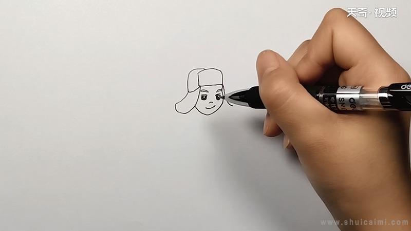 雷锋简笔画怎么画 雷锋简笔画图片大全