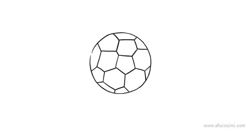 可爱足球儿童画怎么画 可爱足球简笔画简单