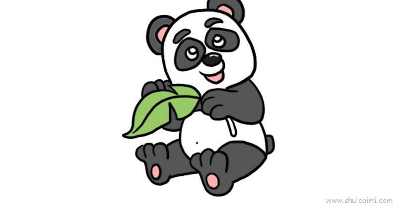 熊猫宝宝儿童画怎么画 熊猫宝宝简笔画图片大全