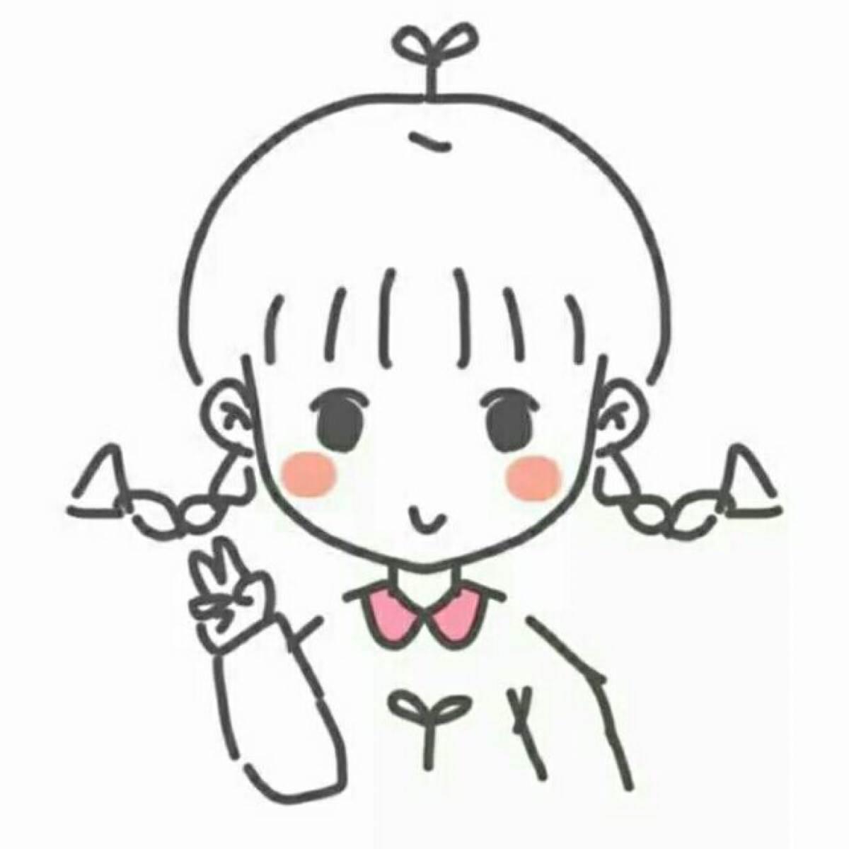 漫画人物简笔画 漫画人物简笔画女生