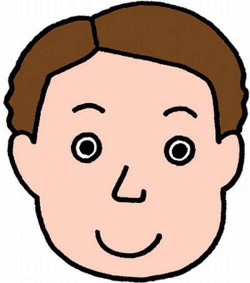 人物头像简笔画 人物头像简笔画男孩