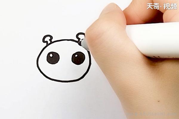 外星人简笔画怎么画 外星人简笔画图片大全