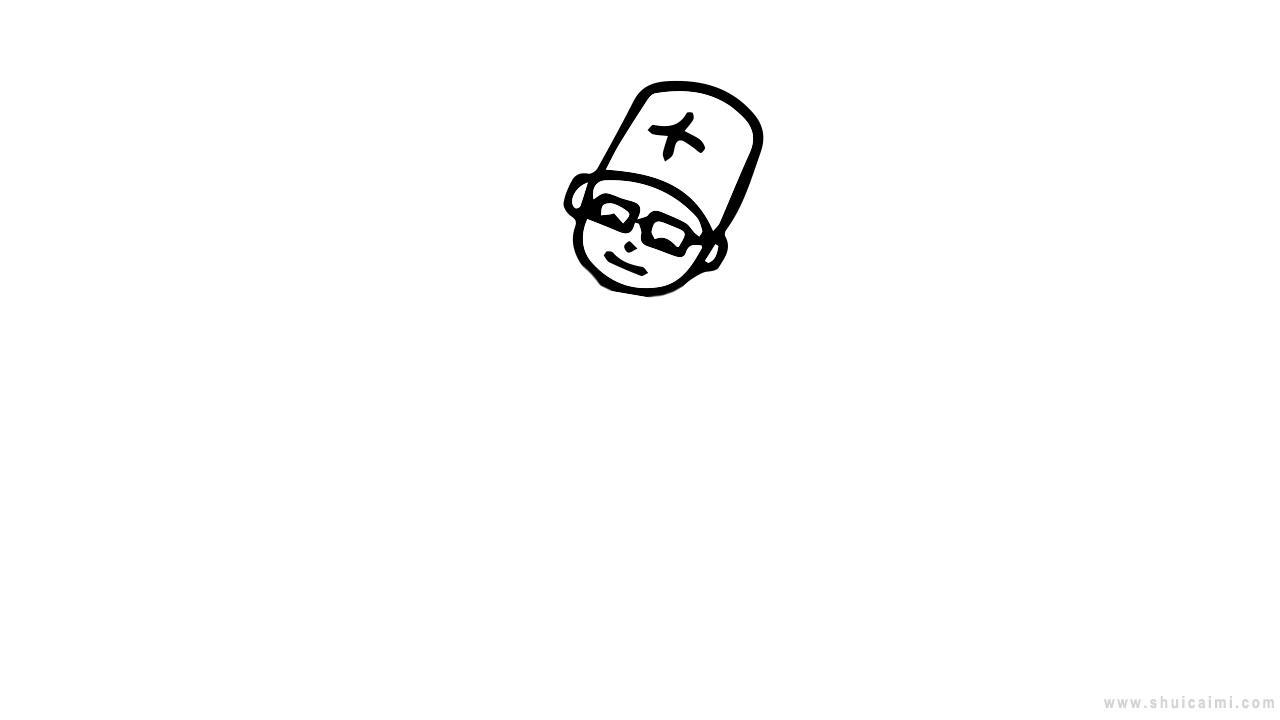 医生简笔画怎么画 医生简笔画画法