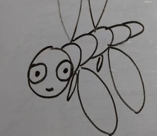 蜻蜓简笔画 蜻蜓简笔画简单又漂亮