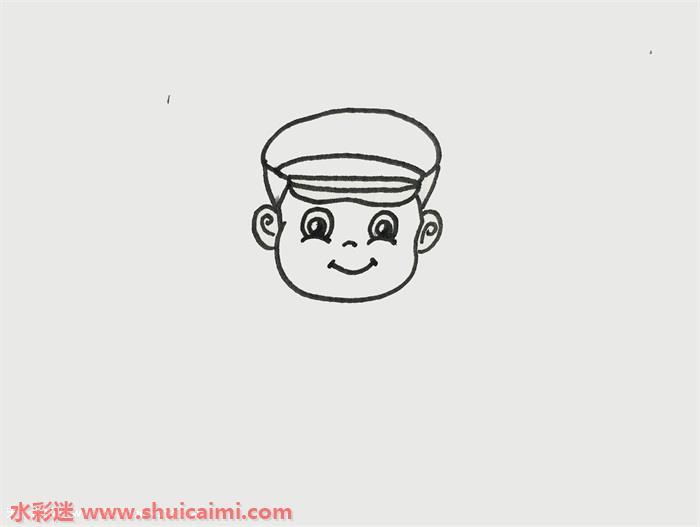 特警怎么画 特警简笔画彩色